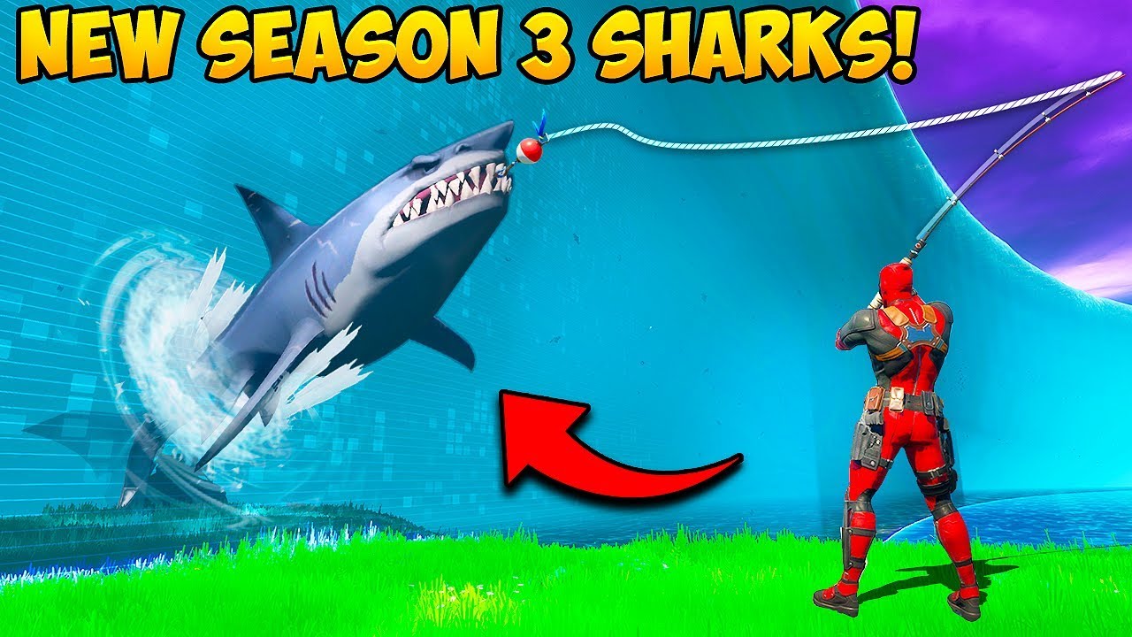 Fortnite Sharks: Loot Sharks and find locations